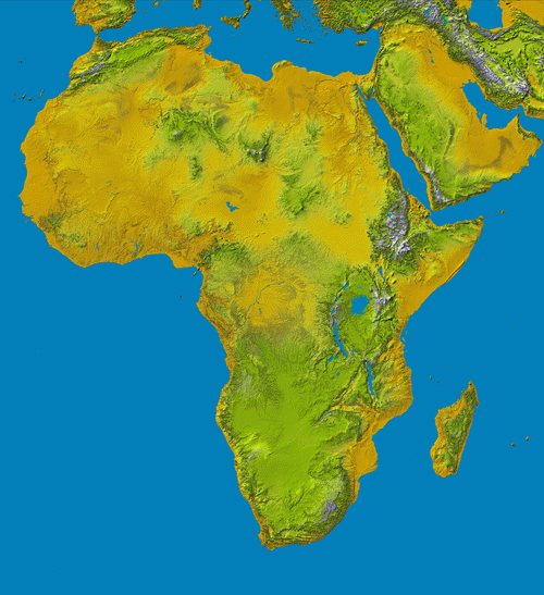 carta dell'Africa