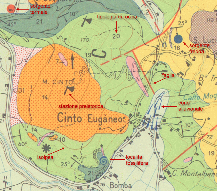 geologia di cinto euganeo