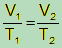 relazione volume/temperatura
