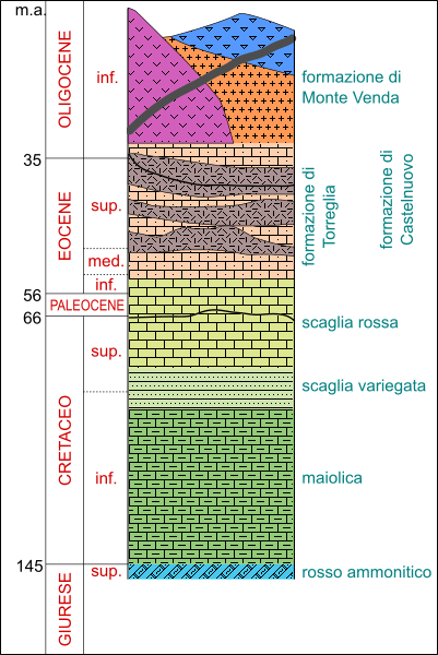  colonna stratigrafica 