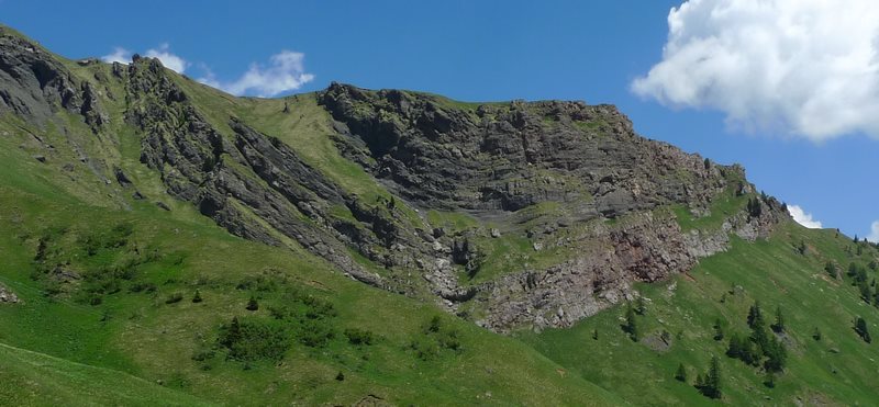 Pieghe sul Passo Fedaia