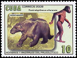 francobollo A. afarensis