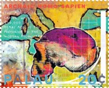 francobollo sapiens arcaico