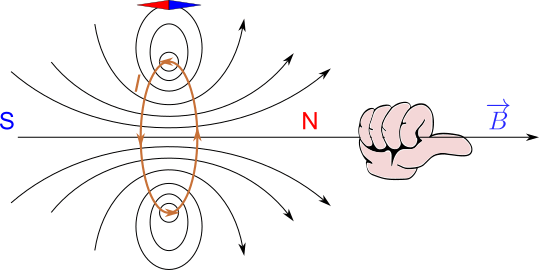 linee attorno a una spira