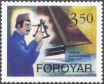 francobollo Foroyar di un sestante