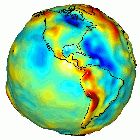 animazione del geoide