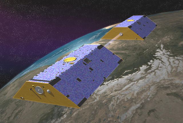 i due satelliti GRACE