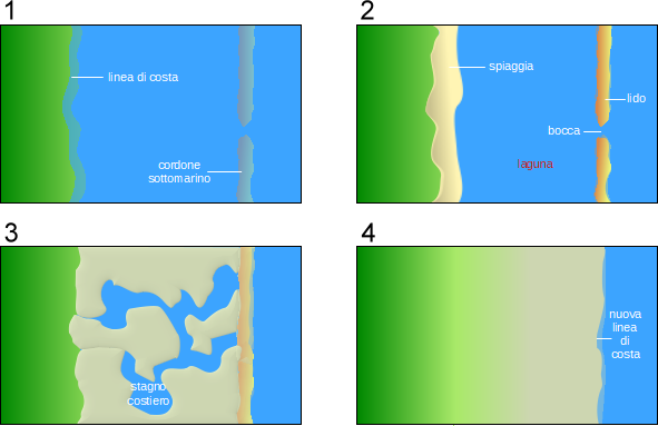 Evoluzione delle coste basse