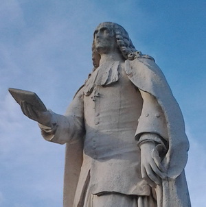 Gessificazione di una statua calcarea