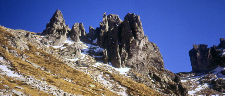 processi di alterazione in montagna