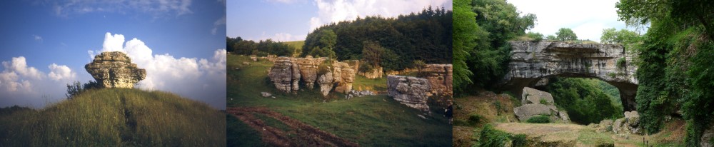 Monolite a fungo, Valle delle Sfingi, Ponte di Veja