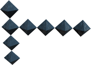 associazione parallela di magnetite