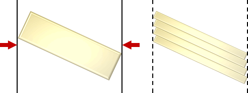 scorrimento del gesso