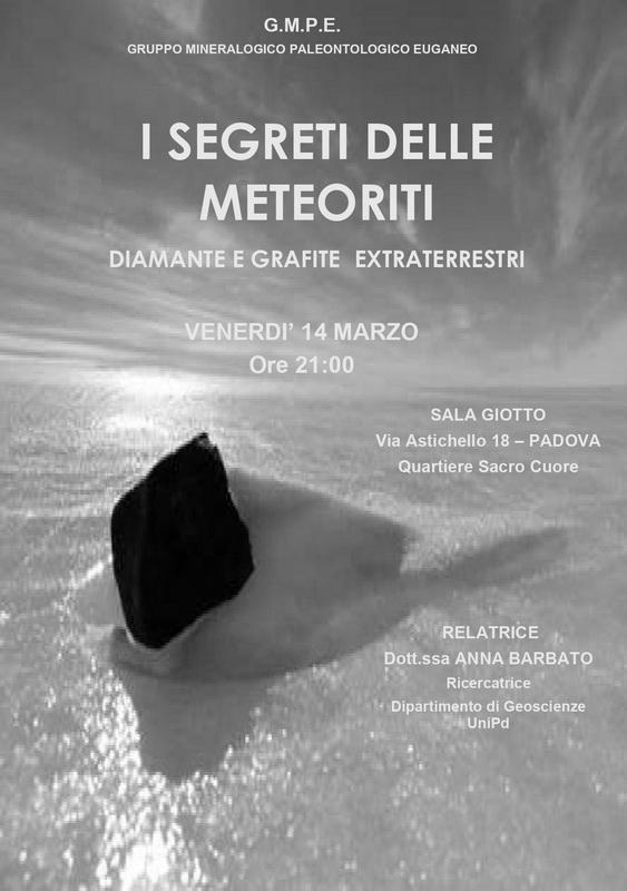 I SEGRETI DELLE METEORITI - Diamante e grafite extraterrestri