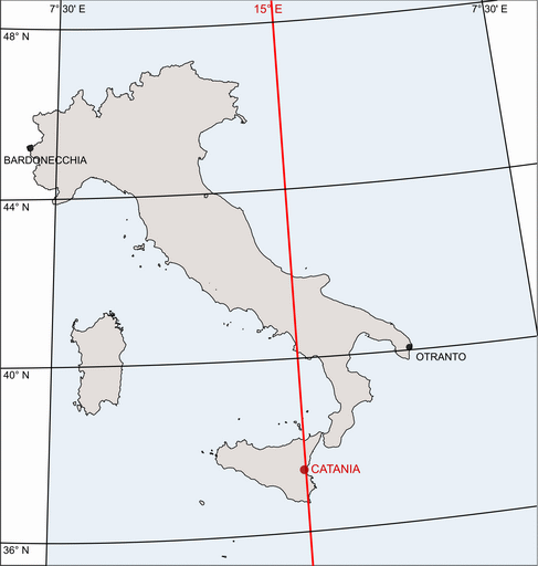 meridiano dell'Etna
