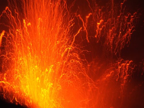 eruzione dello Stromboli