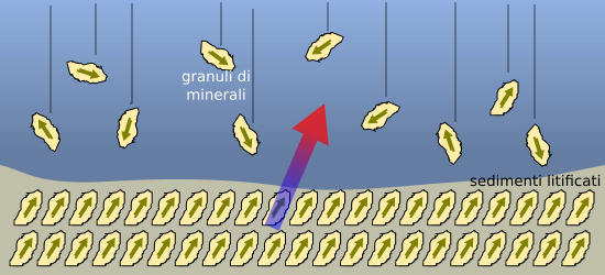 Magnetizzazione dei sedimenti