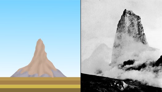 Spina prodotta dal vulcano Pelée