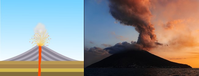 Eruzione a Stromboli